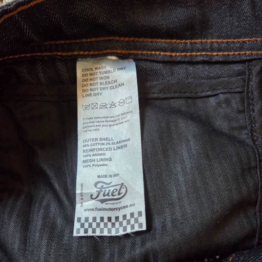 Fuel Sergeant Women's Motorcycle Jeans Pants Size 24 Black New NWT - Picture 6 of 13